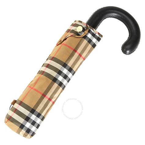 burberry vintage folding umbrella|Burberry umbrellas for men.